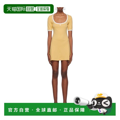 1h可退 香港直邮COURREGES 女士半身裙 124JRO358JS0070B105POLLE
