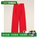裤 自营欧洲直邮AMI 红色羊毛工装