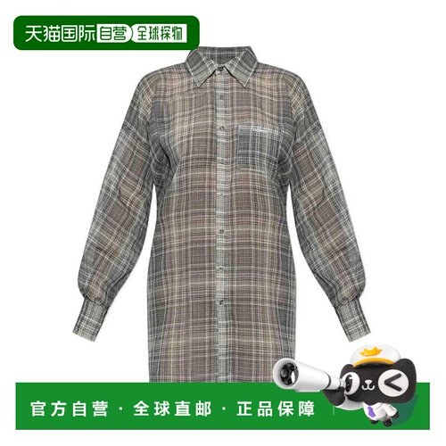 香港直邮COPERNI 女士衬衫 COPCH94F2065GREY SS2【付后1h可退】