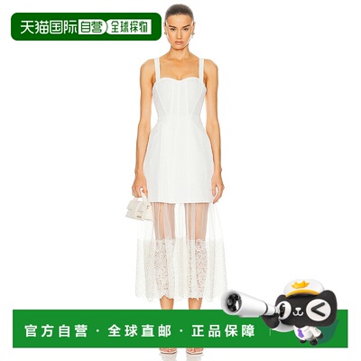 1h可退 香港直邮Simkhai 女士 Callan 紧身胸衣中长连衣裙 124103