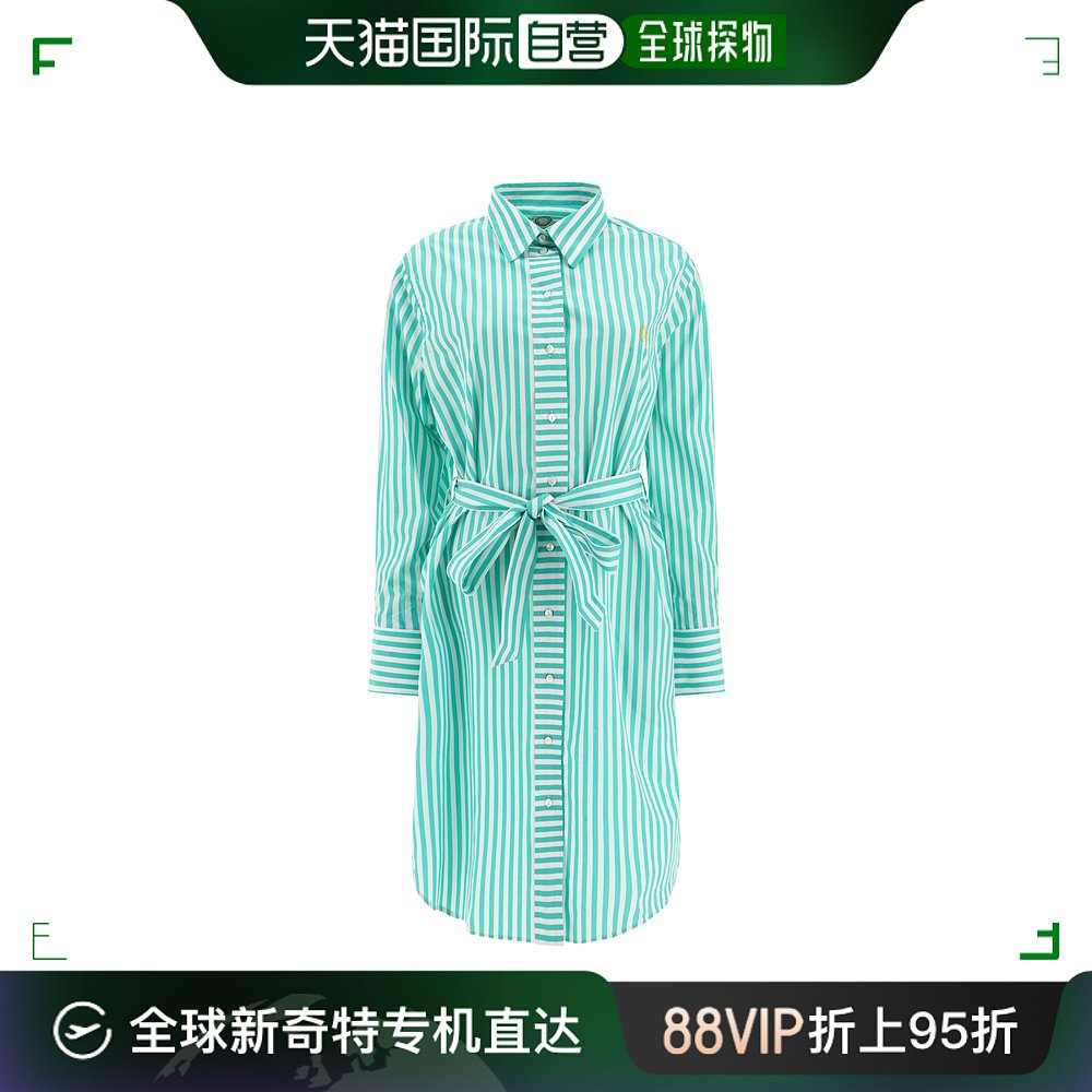 香港直邮Ines De La Fressange 翻领长袖连衣裙 12R528CO963P246 女装/女士精品 连衣裙 原图主图