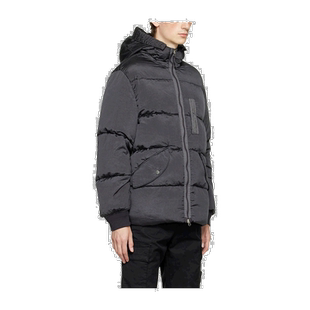 香港直邮Stone Island 徽标连帽羽绒服 771543619 高端流行休闲