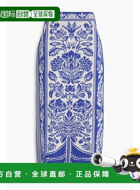 1h可退 香港直邮FARM RIO 女士 提花针织中长半身裙 332345DELICA