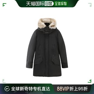 Polar系列 男士 23年新款 欧洲直邮WOOLRICH 灰色棉混纺派克大衣