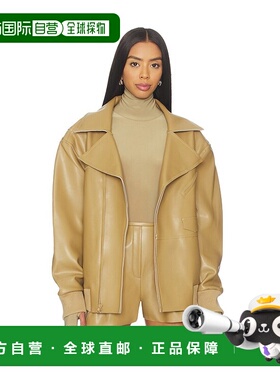 香港直邮NORMA KAMALI 诺玛 卡玛丽 女士 宽松款机车夹克 ST4254L