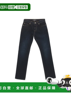 1h可退 香港直邮versace 范思哲 男士 徽标牛仔裤 10086171A05756