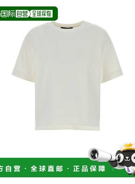 1h可退 香港直邮Weekend Max Mara 女士 Multid 白色棉质宽松款T