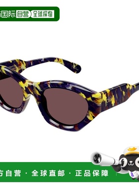 1h可退 香港直邮Chloe 蔻依 女士 徽标太阳镜 CH0220S colorful花