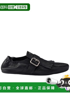 香港直邮Prada Shuffle 带扣皮鞋 1E974N070FA005普拉达一脚蹬