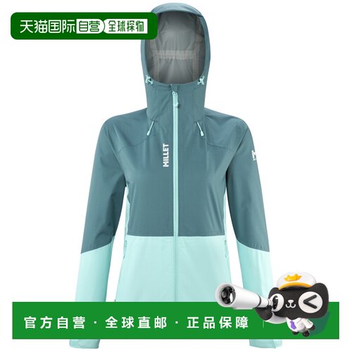 自营欧洲直邮Millet觅乐 FITZ ROY 女款外套 蓝色冲锋衣夹克