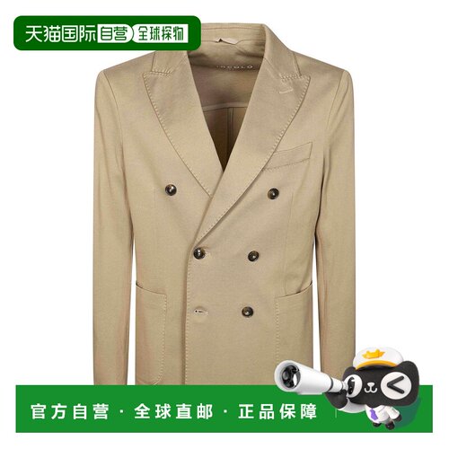 香港直邮CIRCOLO 1901 男士西服 CN51761163 SS2026 浅棕色 Doubl