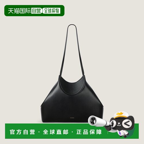 自营欧洲直邮Givenchy纪梵希 Facet女士黑色粒面皮革小号托特包