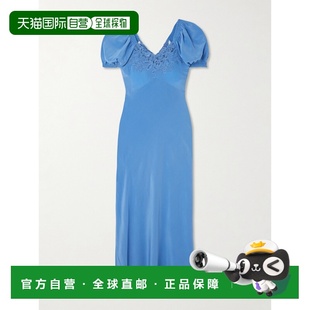 蕾丝边真丝中长连衣裙 1h可退 Ilaria 女士 0100558 香港直邮RIXO