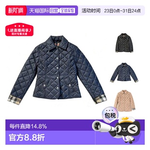 自营Burberry 收腰休闲百搭女士棉服 博柏利秋冬款