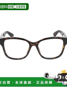 1h可退 香港直邮Gucci 古驰 女士 徽标平光镜 GG1340O colorful花