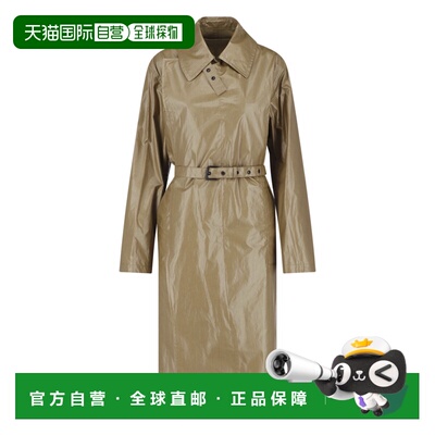 香港直邮Lemaire 女士 LEMAIRE 绿色夹克 OW1201LF1381风衣