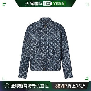 Louis Vuitton路易威登男女牛仔夹克拼色花押字轻薄衣服拉链套装