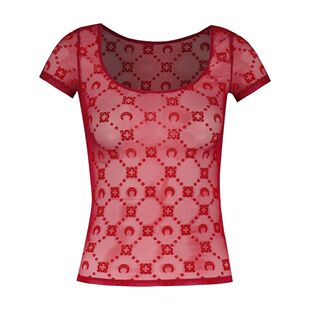 Polos 香港直邮Marine 海军风T恤红色上衣 and SERRE Serre 女士