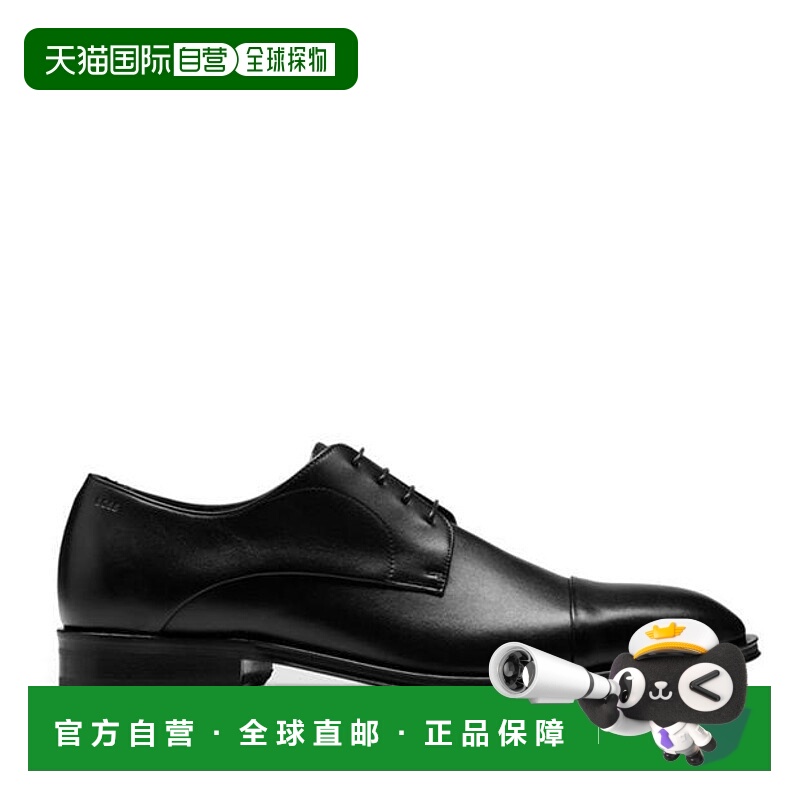 香港直邮BOSS 波士 男士 Derrek 德比鞋 black黑色 舒适时尚