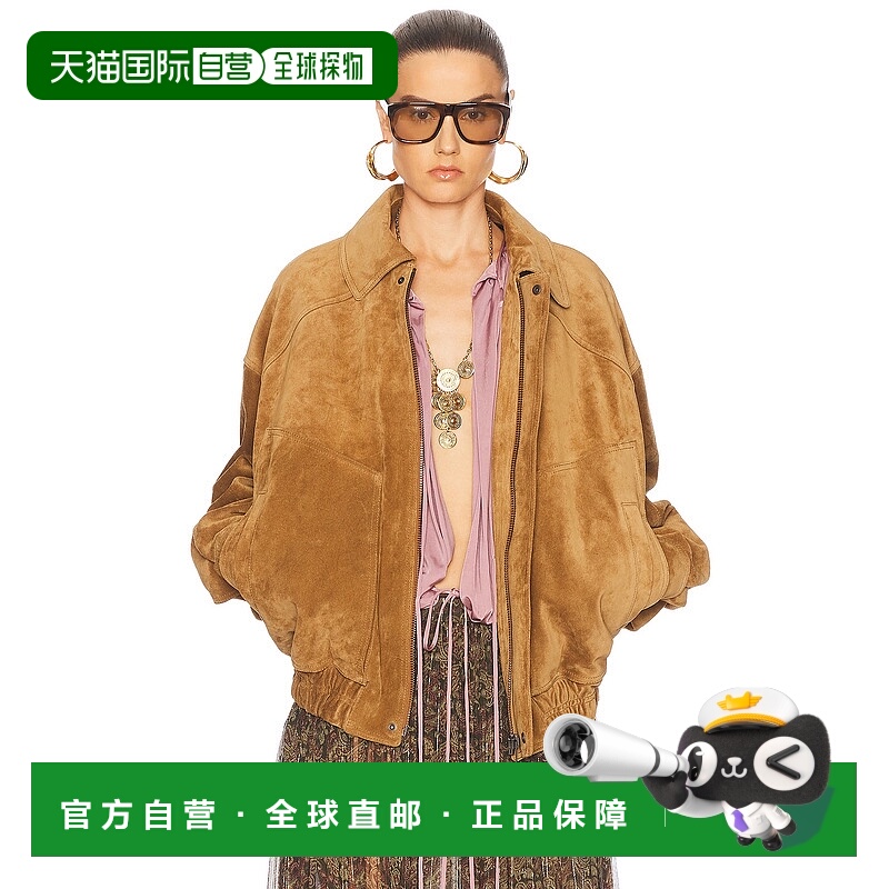 香港直邮Saint Laurent 圣罗兰 女士 长袖休闲夹克 824387YCSG2