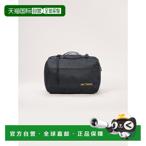 自营欧洲直邮Arcteryx始祖鸟 Index男女同款黑色尼龙收纳包背包