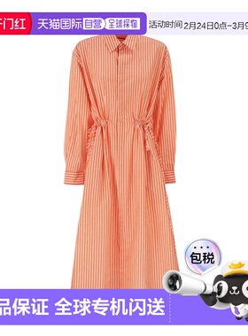 1h可退 香港直邮Polo Ralph Lauren 翻领中长衬衫裙 211A96364