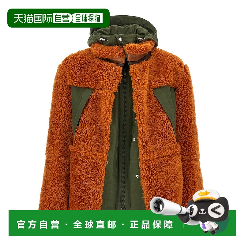 1h可退 欧洲直邮sacai 男士 夹克衫外套羊毛男装
