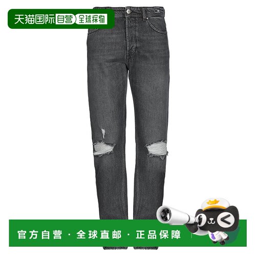 1h可退 香港直邮Versace Jeans 范思哲 男士 牛仔长裤 grey灰色