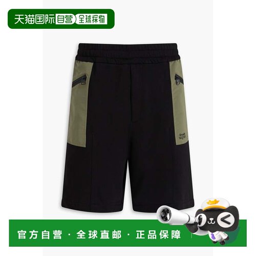 香港直邮mcqueen 亚历山大 麦昆 男士 Shell-Paneled 棉质厚绒布