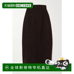 Desdemona 1h可退 女士 香港直邮The 不对称罗纹羊毛中长半身 Row