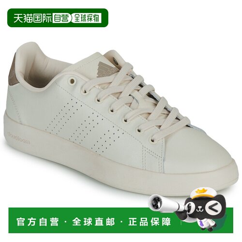 欧洲直邮adidas 男女鞋 低帮板鞋 米色 冬天 ADVANTAGE PREMIUM