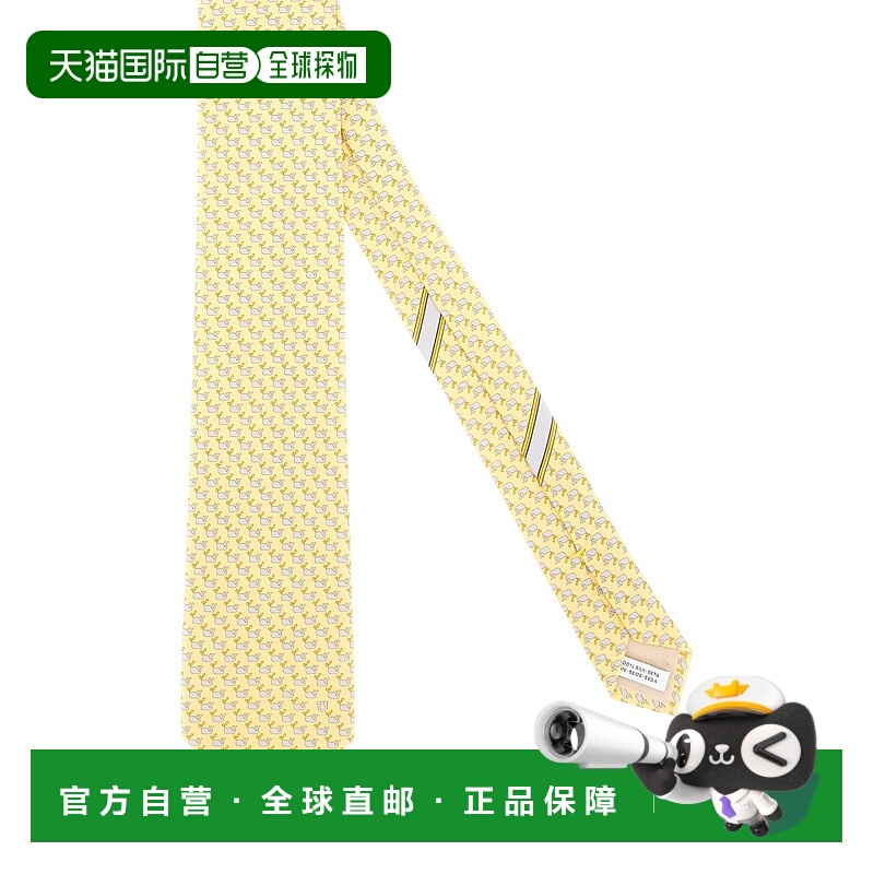欧洲直邮ferragamo 男士 领带