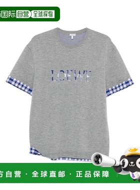 香港直邮LOEWE 罗意威 男士 T恤 H526Y55K15 grey灰色 舒适时尚