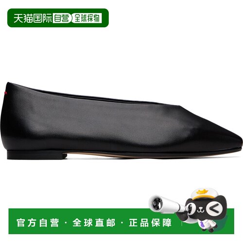 香港直邮aeyde 女士 黑色 Betty Square-Toe 芭蕾鞋 A11FLMADS8MF