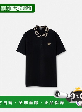 欧洲直邮VERSACE 范思哲 25秋冬 A87402-1A06199_1B000 男士 短袖