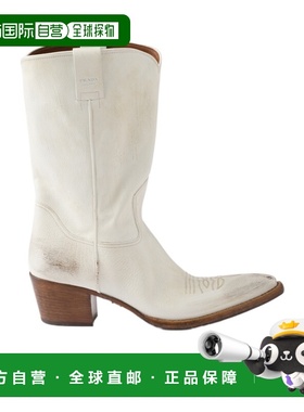 香港直邮Prada 尖头短筒靴女靴 1U001O2KJF045