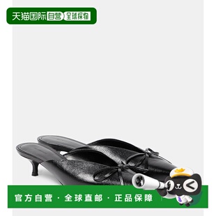 1h可退 香港直邮Balenciaga 巴黎世家 女士 Knife 蝴蝶结皮质凉拖