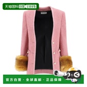 香港直邮Saint V领西装 Laurent 1h可退 圣罗兰 女士 外套 671538Y