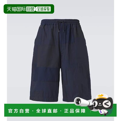 香港直邮comme des garcons 川久保玲 男士 棉混纺百慕大短裤
