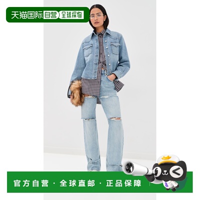 美国直邮Acne Studios 艾克妮 女士 Crow 浅牛仔裤直筒裤