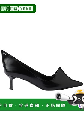 香港直邮Prada 拉绒皮革高跟鞋 1I978N055FD055普拉达