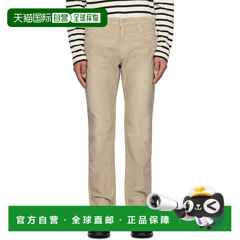 香港直邮Visvim 维斯维木 男士 米色 Fluxus 19 G.Cords 牛仔裤 0