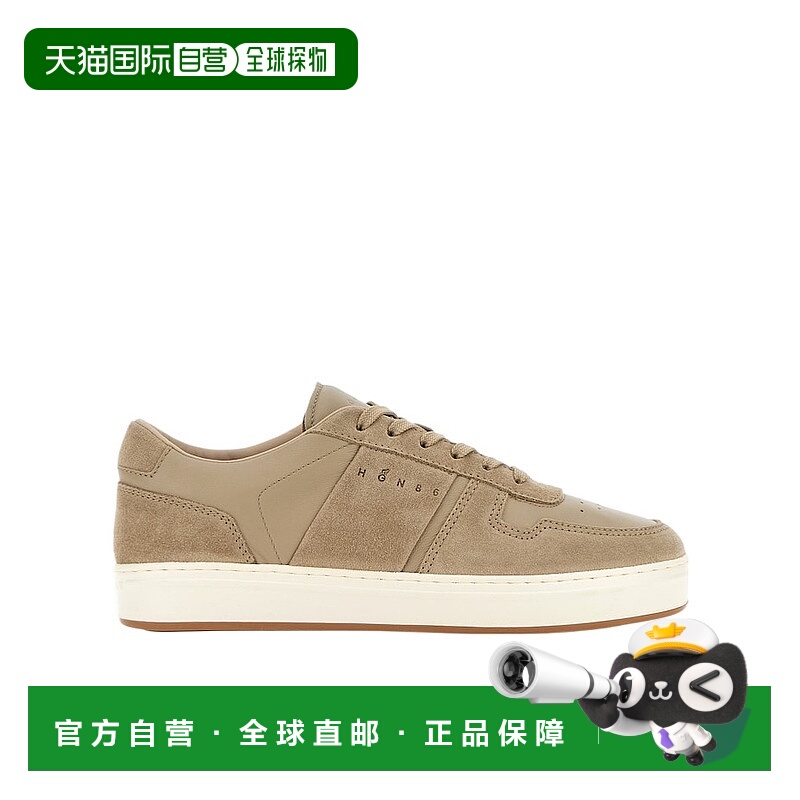 香港直邮Hogan 圆头低帮休闲鞋 HXM6680FL3TN1M
