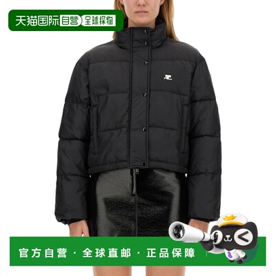 1h可退 香港直邮COURREGES 女士外套 323CMA106 AW2024 黑色