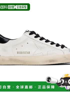 1h可退 香港直邮GOLDEN GOOSE 男士 白色 Super-Star 运动鞋 GMF0