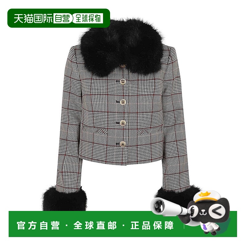 欧洲直邮self portrait 女士 皮质外套