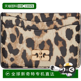 男士 卡 香港直邮GANNI Bou 1h可退 Printed 黄褐色 甘尼 Leopard