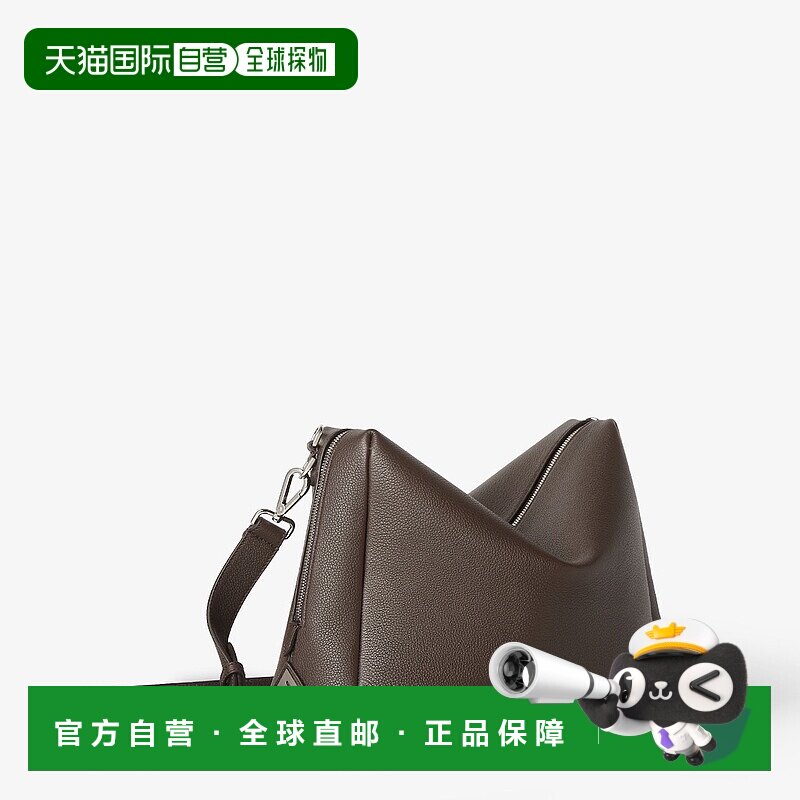 1h可退 欧洲直邮FENDI (2025) Fendi Lui 深棕色皮革大号包斜挎包