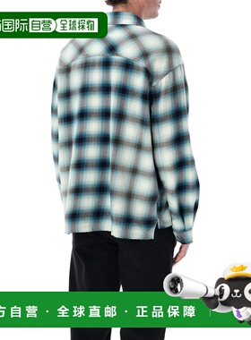 香港直邮Represent 男士 Sun-Bleached 棉质法兰绒衬衫 MLM100107