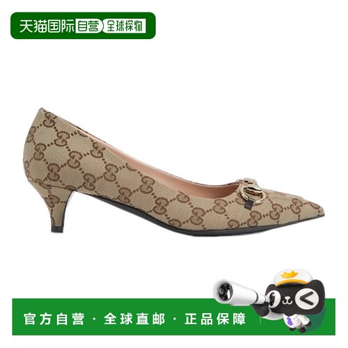 1h可退 香港直邮Gucci 带马衔扣高跟鞋 853466KY980古驰